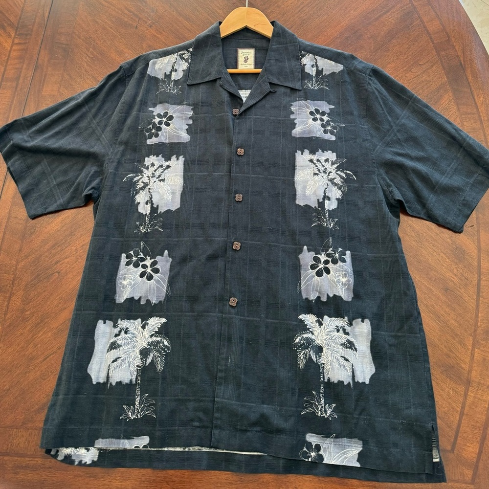 Jamaica Jazz short sleeve button down shirt